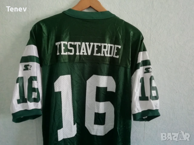 New York Jets Testaverde Jersey Starter NFL оригинална тениска фланелка джърси , снимка 3 - Тениски - 49044019