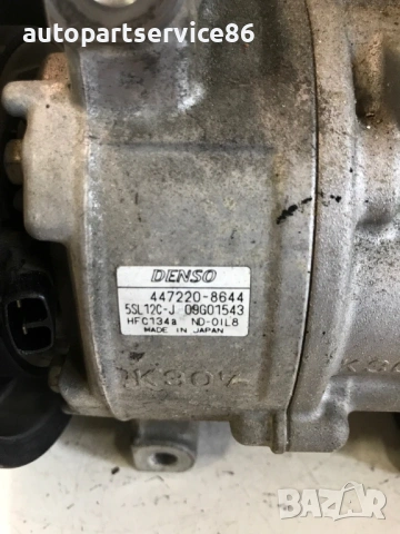 Компресор на климатик Denso за Alfa Romeo 147 1.9 M-Jet (2007) 447220-8644, снимка 3 - Части - 54925156