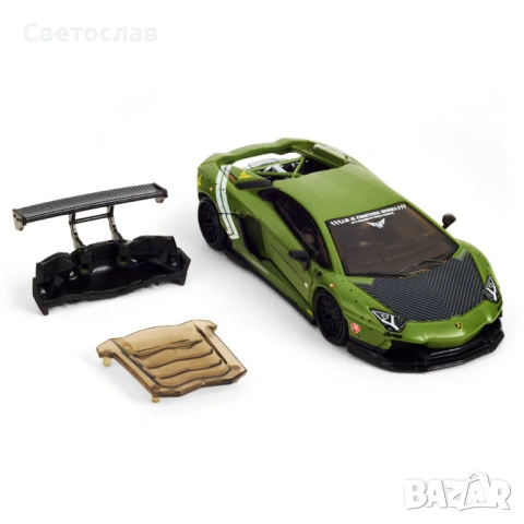 Hot Wheels Elite 64 LBWK Lamborghini Aventador LP 700-4, снимка 2 - Колекции - 54812571