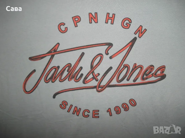Тениски JACK&JONES    мъжки,Л-ХЛ  /тъмносиня,черна,сива/, снимка 8 - Тениски - 29292402