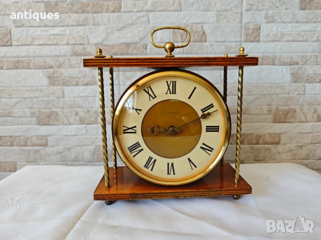 Стар настолен / каминен часовник - ВЕСНА - 1985г.