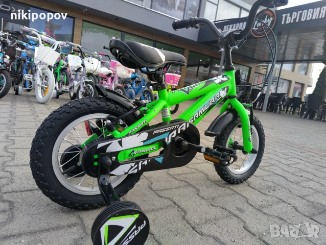 BG Детски велосипед 12" SAMURAJ зелен, снимка 10 - Велосипеди - 54334116