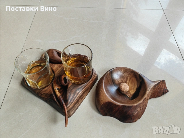 Поставка за чаша и лули с пепелник за лули, снимка 5 - Декорация за дома - 54146250