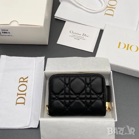Christian Dior Caro Zipped Coin Wallet, снимка 2 - Портфейли, портмонета - 55417620