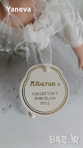 Балерина, порцеланова, английска , колекционерска кукла от Alberon Dolls . , снимка 3 - Кукли - 54383093
