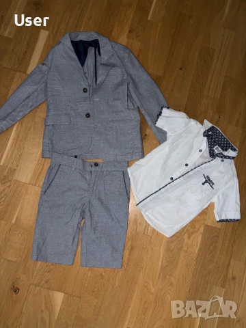 Детски костюм сако яке Zara Mayoral , снимка 3 - Детски комплекти - 54722914