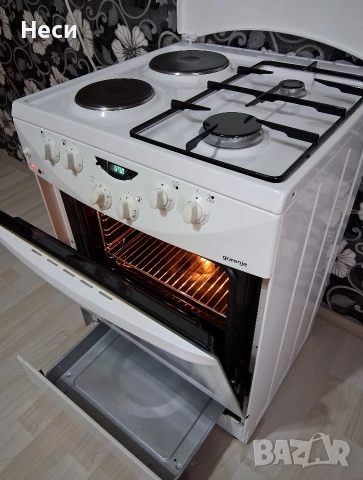Комбинирана Готварска Печка, снимка 4 - Печки, фурни - 54539941