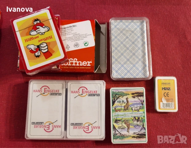Лот немски карти за белот, покер и др, снимка 2 - Карти за игра - 53950637