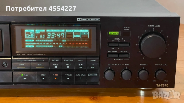КАСЕТЕН ДЕК ONKYO ТА-2570  , снимка 4 - Декове - 53966205