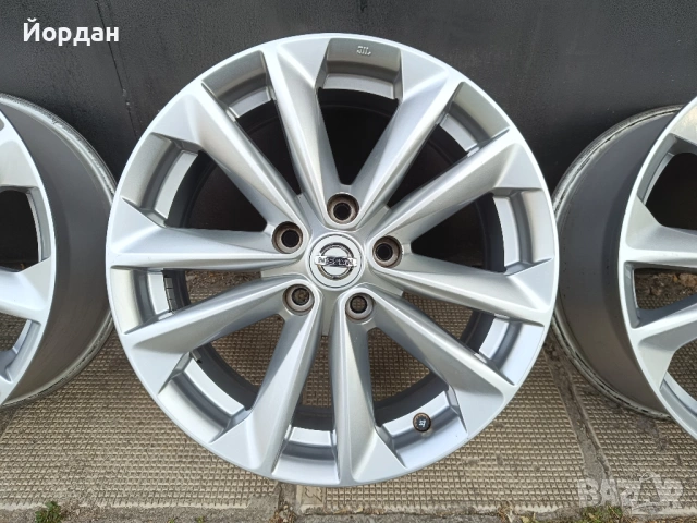 ОРИГИНАЛНИ джанти 17 ' цола 5x114,3 НИСАН Кашкай / NISSAN QASHQAI J10 J11 7J ET40 + датчици, снимка 9 - Гуми и джанти - 54485880