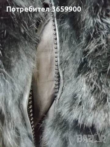 Дамски елек от ЗАЕШКА кожа, снимка 3 - Елеци - 54016121