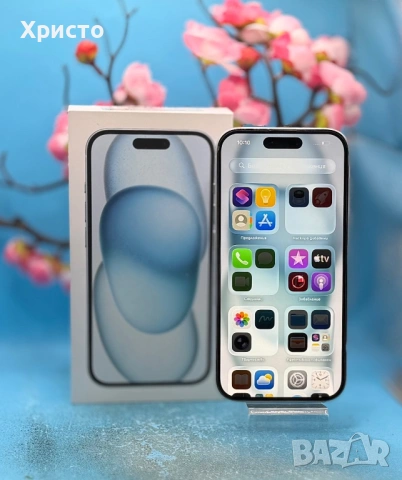 Apple iPhone 15, 128GB, 5G, Blue , снимка 5 - Apple iPhone - 54624414