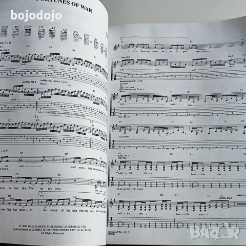 Iron Maiden - The X Factor Guitar Tab Edition , снимка 6 - Други музикални жанрове - 54725447