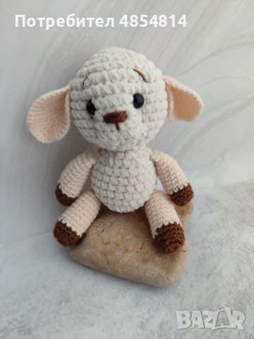 Малко агънце, 17 см., снимка 4 - Плюшени играчки - 55179721