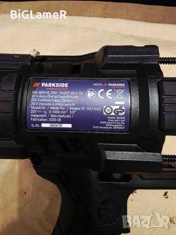 Чисто нов корпус за 1/2 гайковерт Parkside PASSP 20-Li C4 , снимка 3 - Други инструменти - 54416115