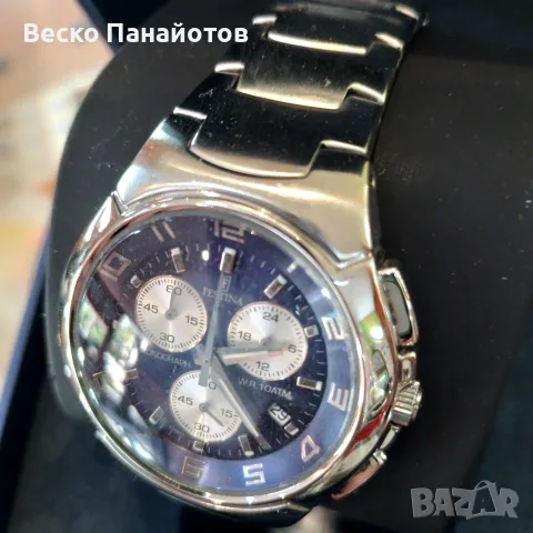 Мъжки часовник Festina Chrono F6698/1 със стоманена каишка, снимка 3 - Мъжки - 55463290
