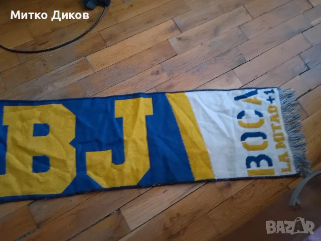 Boca Huniors Бока Хуниорс футболен шал фенски ултраски  нов La Mitad+1 Jo, снимка 6 - Футбол - 55643452