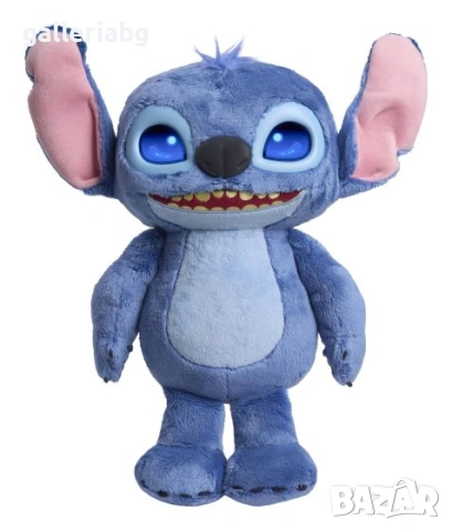 Интерактивен Плюшен Stitch Many Moods със Звуци, LCD Очи и Над 50 Реакции, снимка 2 - Плюшени играчки - 55016444