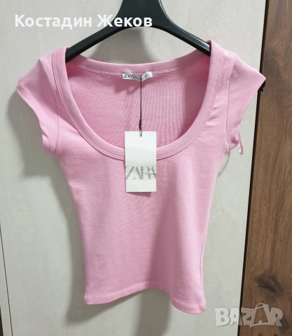 Нова със етикет. Дамска оригинална блузка. ZARA 