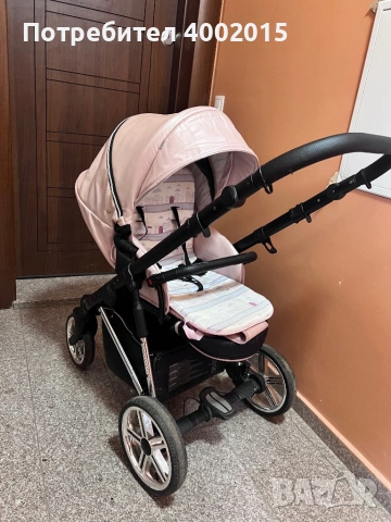 Бебешка количка Adbor еко кожа, снимка 3 - Детски колички - 54303657