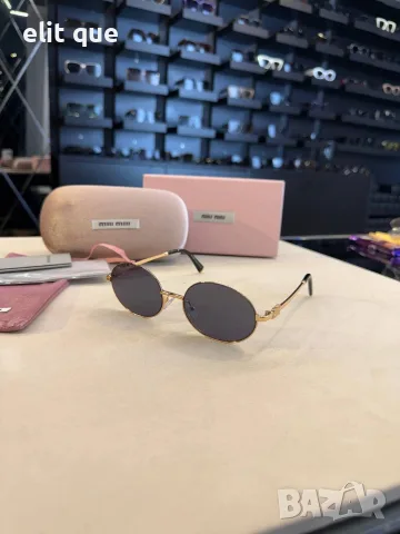 Очила + висок клас калъф + на марката кутия + сертификат + кърпичка miu miu Gucci tom ford , снимка 3 - Слънчеви и диоптрични очила - 55423526