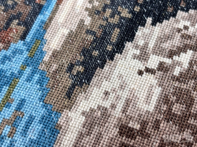 Ушит Гоблен "Водната фея"-52см х 34 см, снимка 7 - Гоблени - 54056297