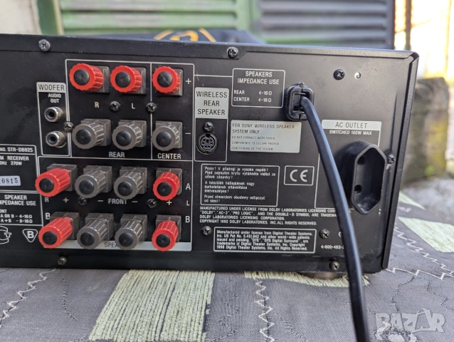 Sony STR DB925  Amplifier and Receiver, снимка 9 - Ресийвъри, усилватели, смесителни пултове - 50141910