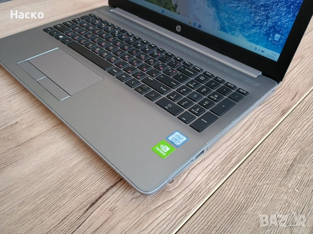 HP 250 G7 / NVidia MX110 / 8GB / 120GB SSD + 500GB HDD, снимка 4 - Лаптопи за игри - 54450756