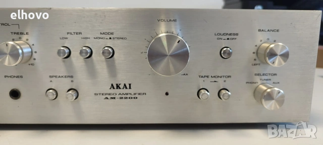 Стерео усилвател Akai AM-2200, снимка 8 - Ресийвъри, усилватели, смесителни пултове - 54865325