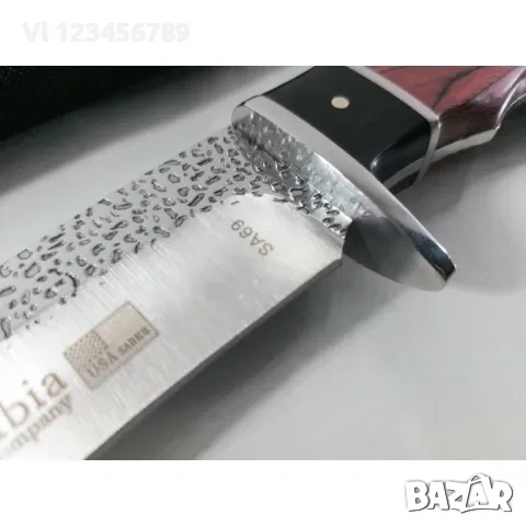 Великолепно балансиран ловен нож USA Columbia SA69 -180Х300 , снимка 4 - Ножове - 54000331
