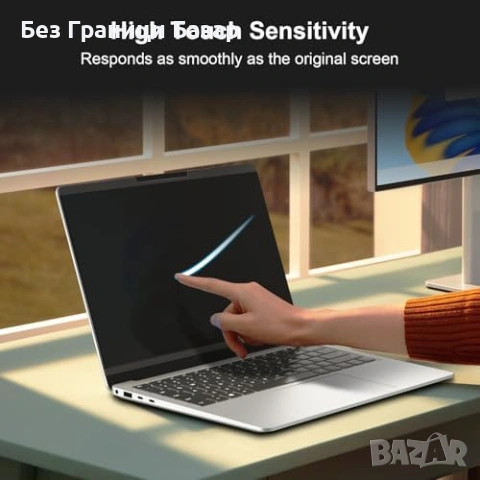 Нов Протектор за екран Surface лаптоп 13.5 против странично виждане с антиблясък за поверителност, снимка 6 - Фолия, протектори - 54076758