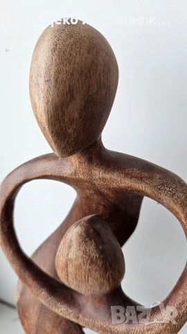 Екзотична дървена пластика, снимка 5 - Статуетки - 54261243