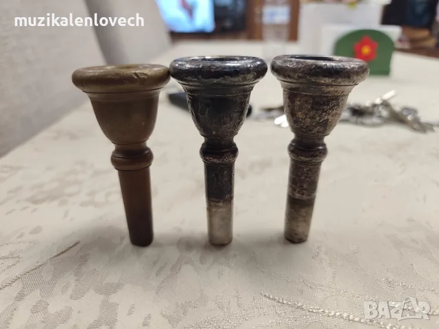Мундщуци за Баритон Vintage x 3 бр ГДР Чехословакия, снимка 3 - Духови инструменти - 55532471