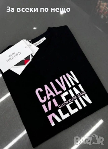 Calvin Klein Дамска Тениска👚Дамска Блуза С Къс Ръкав Келвин Клайн Код A1436