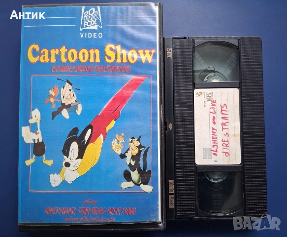Видеокасета VHS Cartoon Show Анимация, снимка 2 - Други жанрове - 54396516