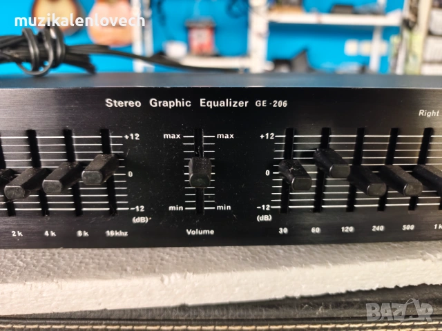 Stereo Graphic Equalizer GE-206 made in JAPAN 1980 /HI-Fi графичен еквилайзер/, снимка 7 - Ресийвъри, усилватели, смесителни пултове - 54945813