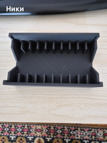 2,5-инчова механична стойка за съхранение на твърд диск, черна стойка за съхранение