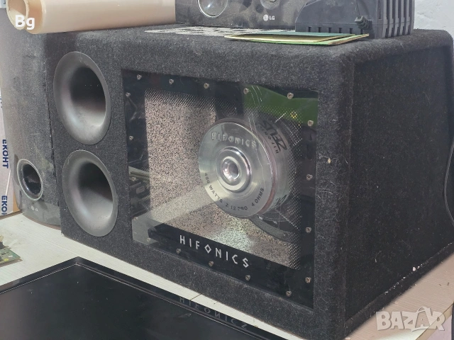 Авто субуфер 12 Hifonics 450w rms в комплект с усилвател 