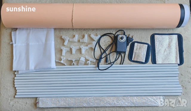 Професионална Фотографска Кутия 80см, Димируемо LED, 3 PVC фона, Фотобокс за продуктови снимки, снимка 3 - Светкавици, студийно осветление - 55061255