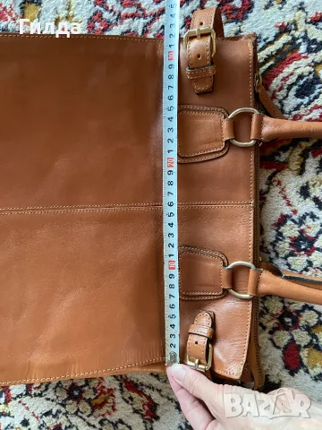 Massimo Dutti чанта естествена кожа, снимка 15 - Чанти - 55537685