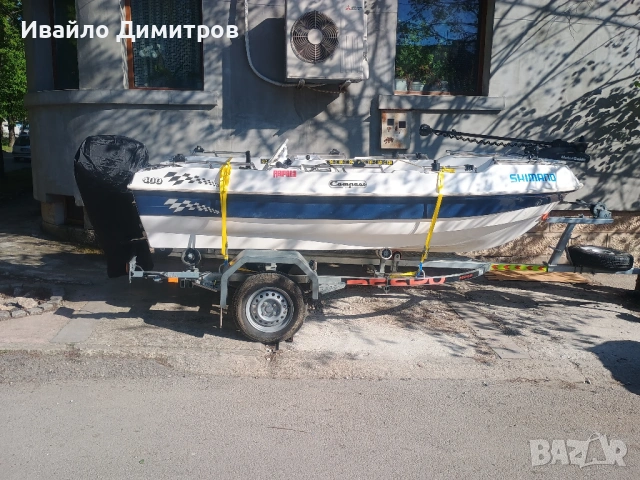Compass 400 GT + Honda BF20 LRTU + MotorGuide Xi3+Humminbird HELIX 10 CHIRP  G4N, снимка 7 - Воден транспорт - 54316496