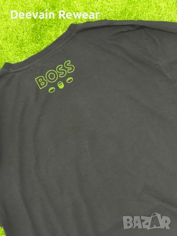 Boss NFL | Спортен | Мъжка тениска | Размер: 3XL | Синя | Употребявана (дефект на щампата), снимка 3 - Тениски - 54744479