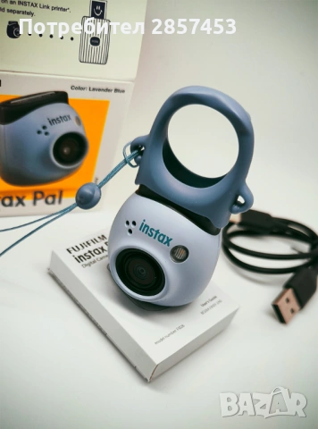 Fujifilm instax PAL Lavender Blue / чисто нов / complete box / digital camera, снимка 5 - Фотоапарати - 54894584