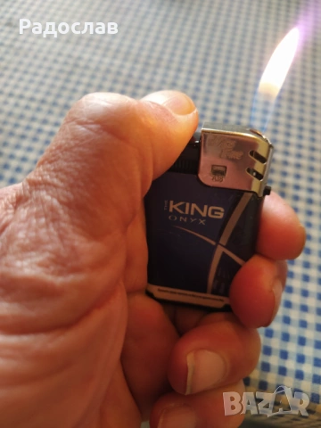 пиезо запалка KING ONYX, снимка 7 - Запалки - 54395659