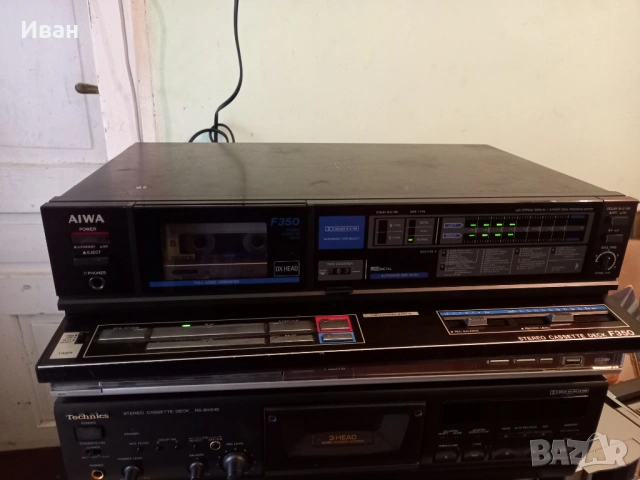 касетен дек  AIWA AD-F 350E , снимка 5 - Декове - 54005407