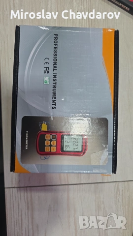 Дигитален термометър Benetech, 2 сонди тип K, -50~300
