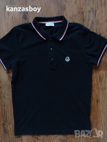 MONCLER men's polo shirt - мъжка тениска р-р S, снимка 4 - Тениски - 55051316