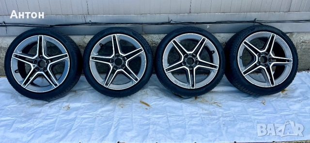 Джанти оригинални AMG с гуми за Мерцедес W257 - 245/40/R19, снимка 2 - Гуми и джанти - 54080526