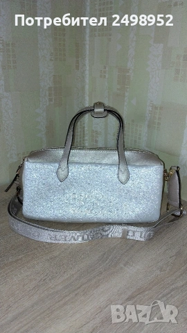 Малка дамска чанта ,,Silver Polo", Нова, Цвят ,,Сатен" , снимка 3 - Чанти - 54626219