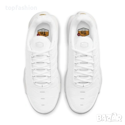 Nike TN Air Max Plus Triple White, снимка 3 - Маратонки - 54692636